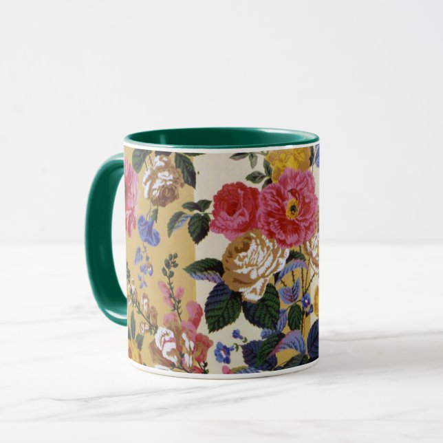 Uma linda caneca do Tecido Philip Jacobs Chintz (Frente Esquerda)