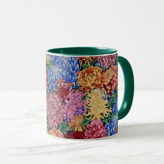 Uma linda caneca do Tecido Philip Jacobs Chrysanth