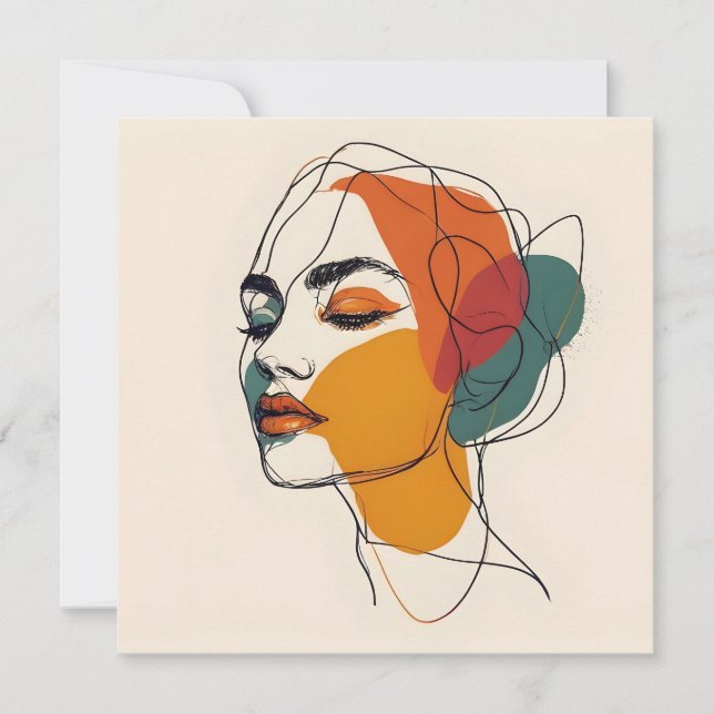 Uma linha de arte feminina (Frente)