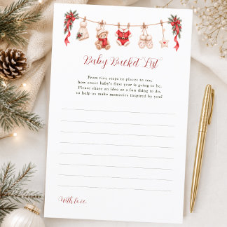 Uma Lista de Tarefas para Chá de Bebê de Natal Ale