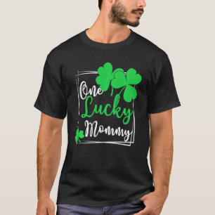 Uma Mamãe Sortuda Camisa Rua Família Engraçada Da