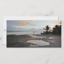 Uma Manhã Estática - Cartão com fotos de Barbados