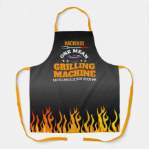 Uma Máquina de Grelhar Média Chama na preta