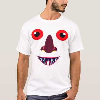 Uma máscara fantasma com um design de camiseta ass
