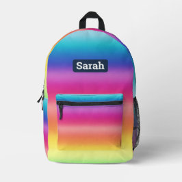 Uma mochila elegante e personalizável da rainbow G