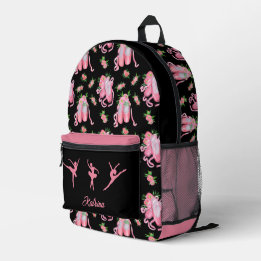 Uma mochila personalizada de Ballerina
