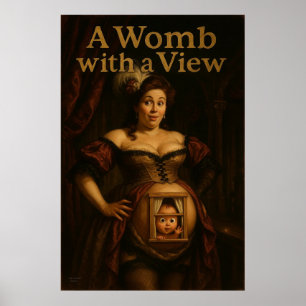 Uma mulher com uma vista - Poster de paródia de pe