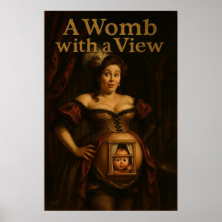Uma mulher com uma vista - Poster de paródia de pe