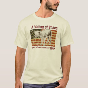 Uma nação do t-shirt dos carneiros