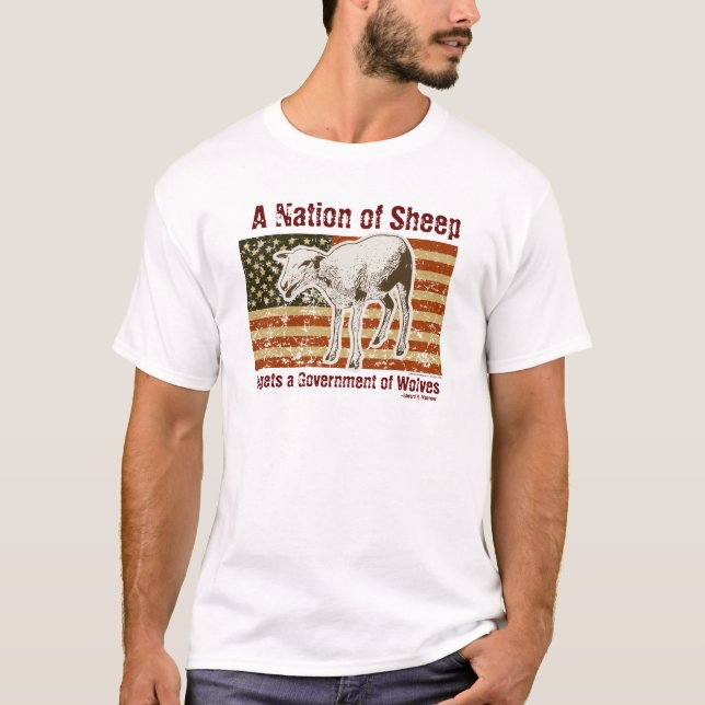 Uma nação do t-shirt dos carneiros (Frente)