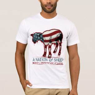 Uma nação do t-shirt dos carneiros