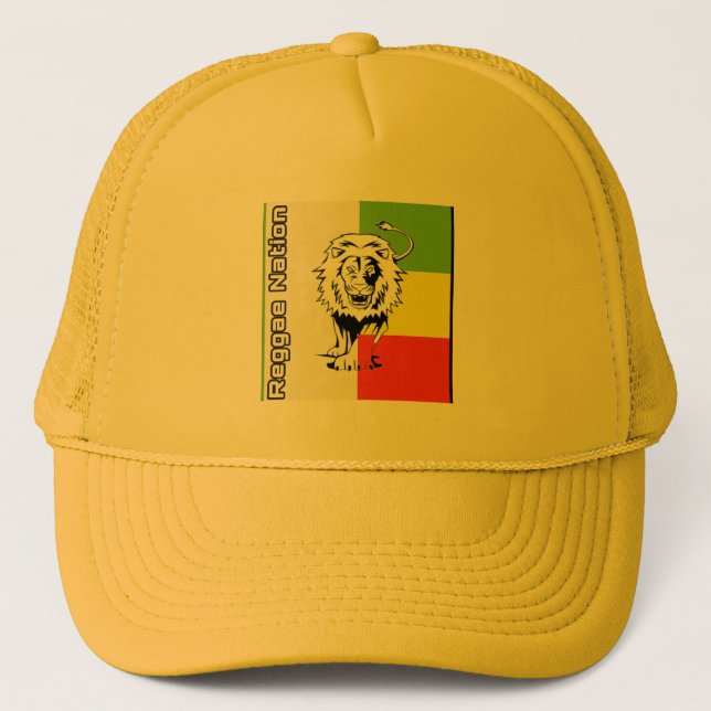 Uma Nação Reggae - Boné de Caminhoneiro (Frente)