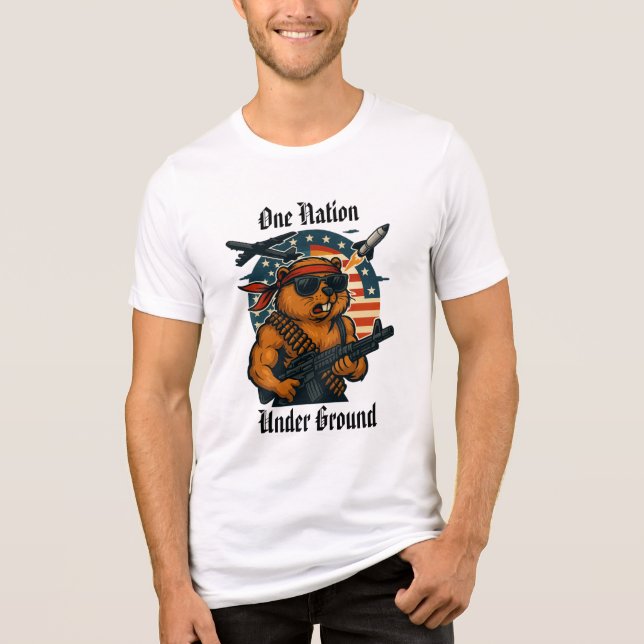 Uma Nação Sob a Terra Camiseta DakRat (Frente)