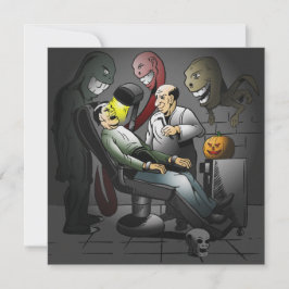 Uma Noite de Halloween no dentista Convite