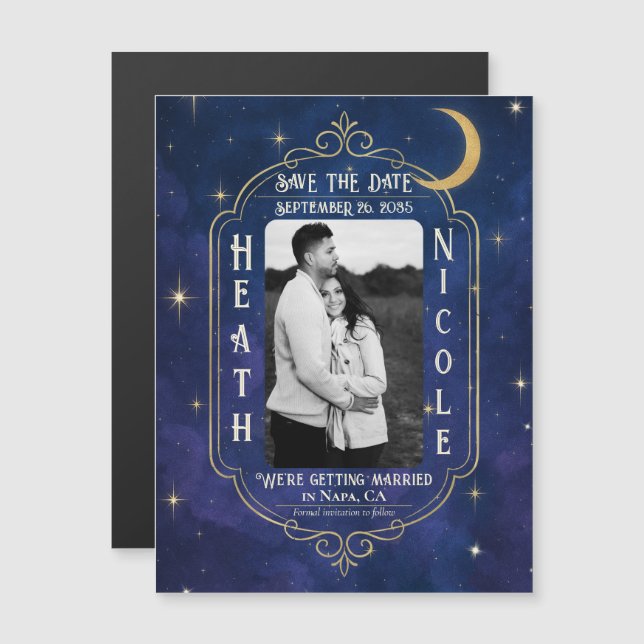 Uma Noite Entre As Estrelas Celestial Salvar A Dat (Frente/Verso)