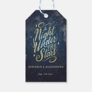 Uma noite sob a etiqueta do presente das estrelas