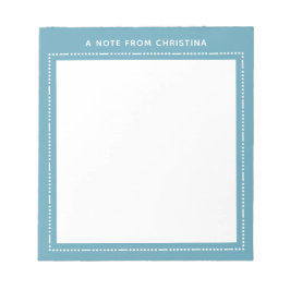 Uma nota do Bloco de Notas Moderno de Papel Person