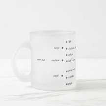 uma novidade divertida medindo caneca