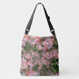 Uma nuvem de Frangipani Rosa, Shoulder Tote Bag