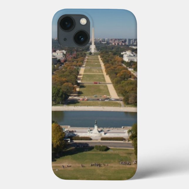 Uma opinião da paisagem do Washington DC (Verso)