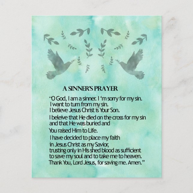 Uma Oração de Pecador (Frente)