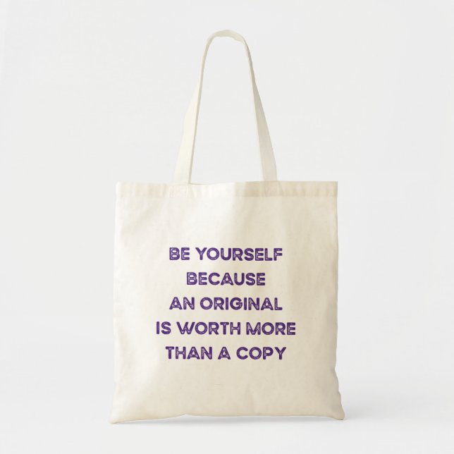 Uma Original Vale Mais Bolsa Tote (Frente)