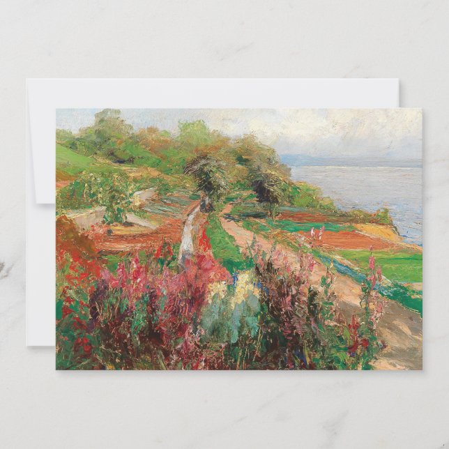 Uma paisagem costeira | Olga Wisinger-Florian (Frente)