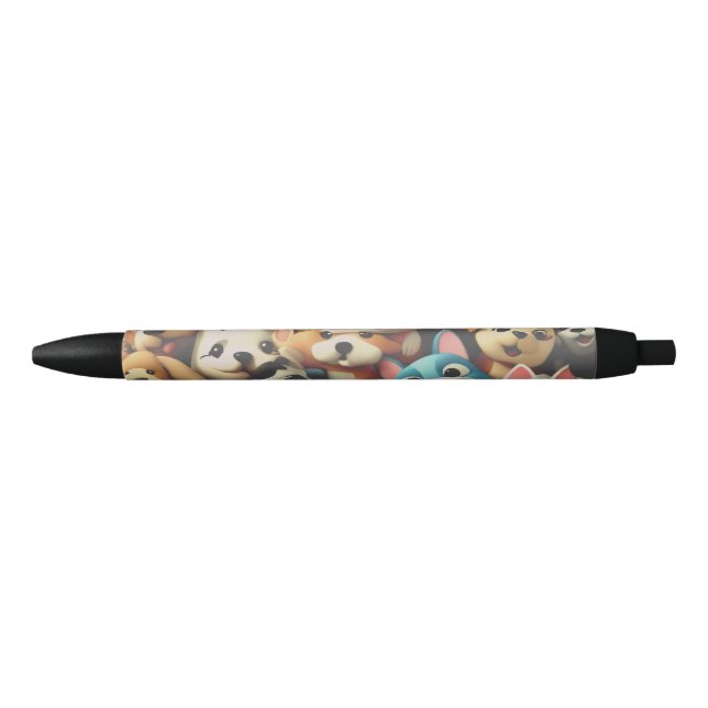 Uma penca de canetas Pen felizes (Frente)