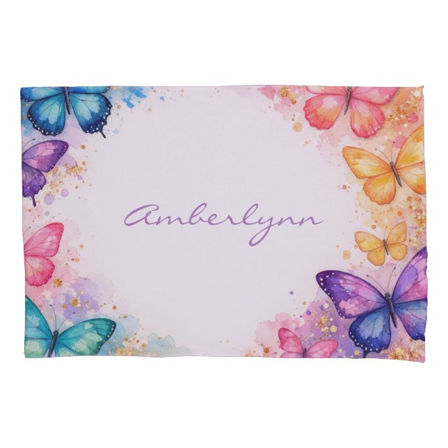 Uma Pequena Borboleta a Caminho Chá de Bebê Brilha (Frente)