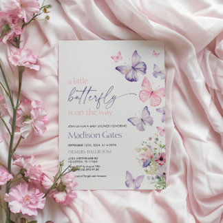 Uma Pequena Borboleta Está a Caminho do Convite
