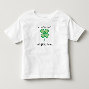 Uma pequena com grandes sonhos camiseta para crian
