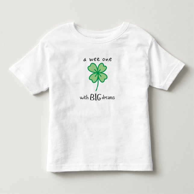 Uma pequena com grandes sonhos camiseta para crian (Frente)
