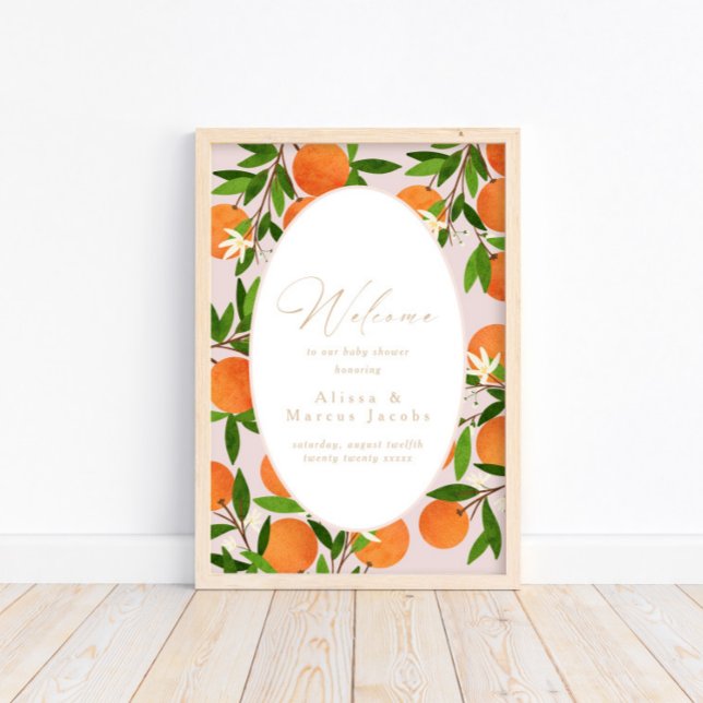 Uma Pequena Cutie | Poster de sinal de boas-vindas (Criador carregado)