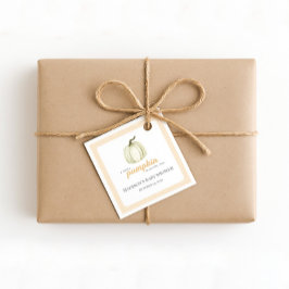 Uma Pequena Etiqueta de Favor do Chá de fraldas de