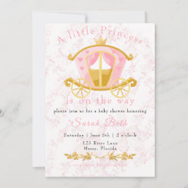 Uma pequena princesa está a caminho do convite