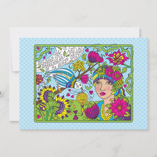 Uma Placa Life_Flat Ocupada 7"x5" (Frente)