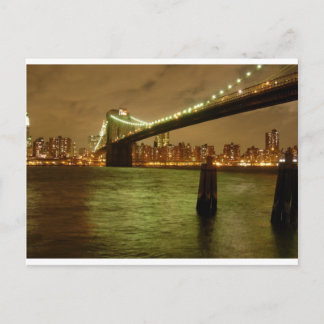 Uma ponte do cartão postal do Brooklyn