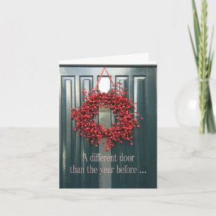 Uma porta diferente - Novo cartão de feriado de en