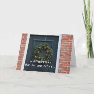 Uma porta diferente - Novo cartão de feriado de en