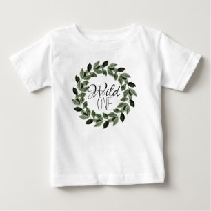 Uma primeira camisa selvagem do aniversário