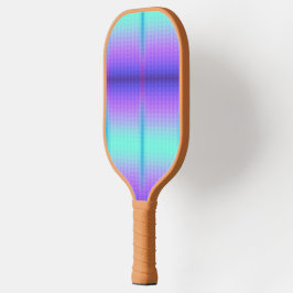 Uma raquete de pickleball com um design gradiente