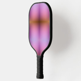 Uma raquete de pickleball com um rosa gradiente