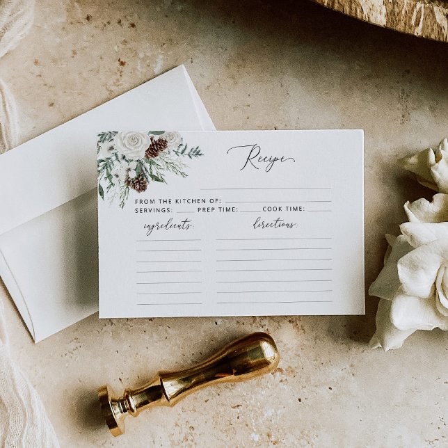 Uma receita elegante de pinho de inverno para a no (Criador carregado)