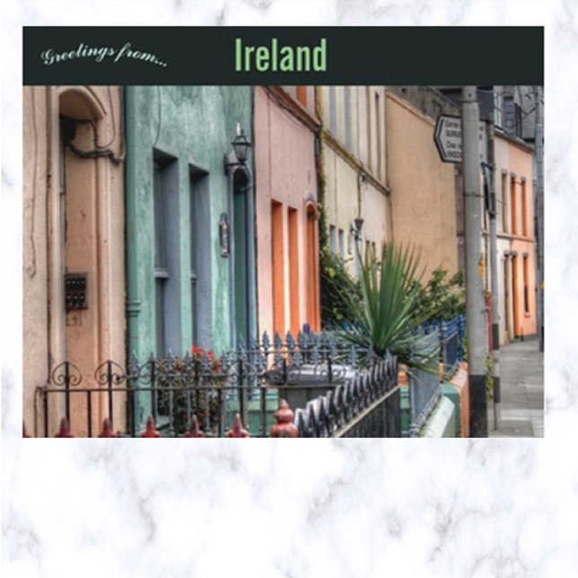 Uma Rua em Cork Irlanda Cartão Postal (Criador carregado)