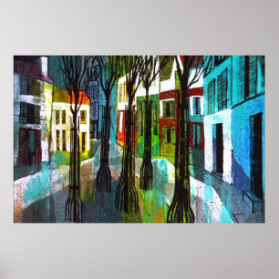 Uma rua na Poster de Paris