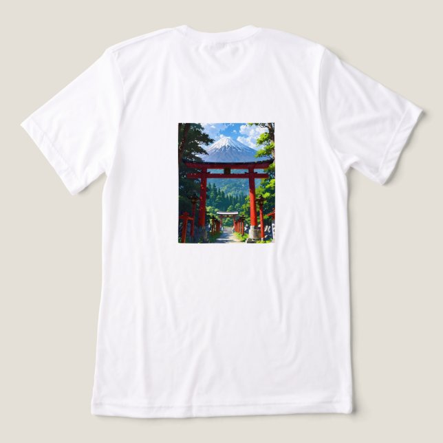 uma simples camiseta clássica com desenho animado (Verso do Design )