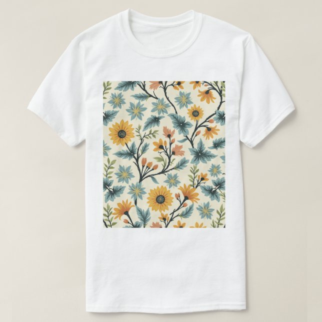 uma T-shirt com um primavera fresco (Frente do Design)