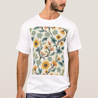 uma T-shirt com um primavera fresco