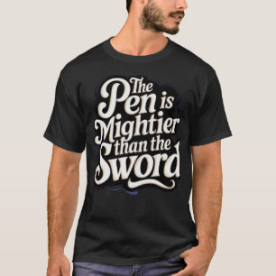 Uma t-shirt de ilustração tipográfica