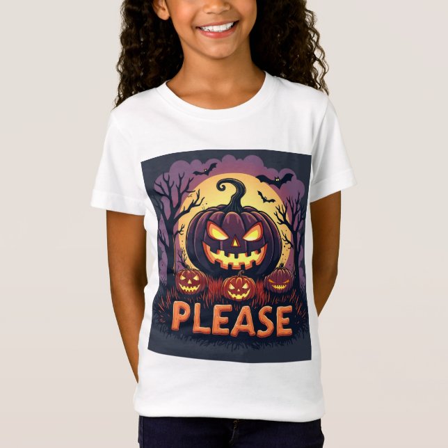 uma t-shirt para o Halloween (Frente)